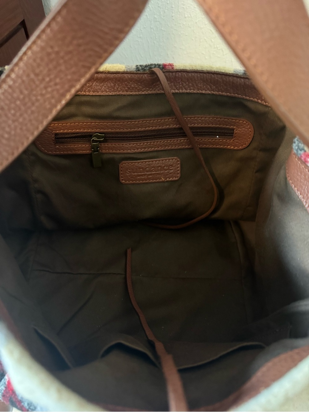 Sundance “Maple Glen” Plaid Wool Tote - Picture 3 of 5